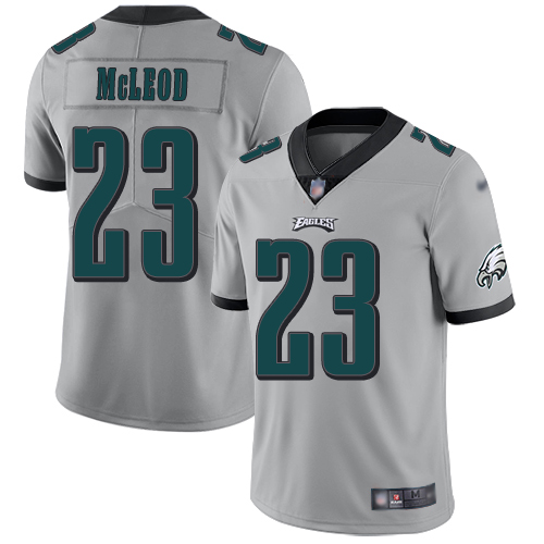 Men Philadelphia Eagles #23 Rodney McLeod Limited Silver Inverted Legend NFL Jersey Football